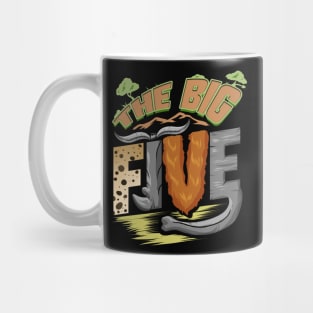 The big five African Mug